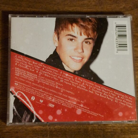 Justin Bieber Under the Mistletoe Christmas CD 2011 - Picture 6 of 6